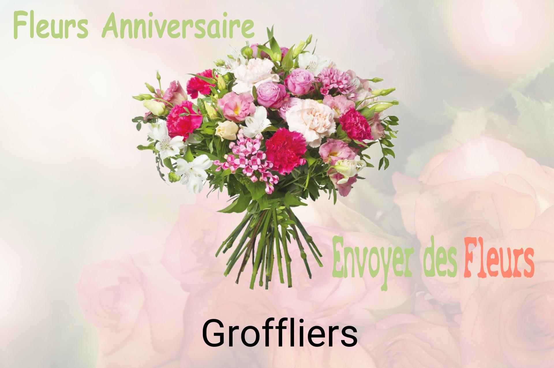 Bouquet de fleurs d’anniversaire livré à Groffliers